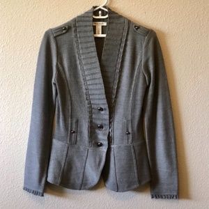 White House Black Market Women's Gray Sweater